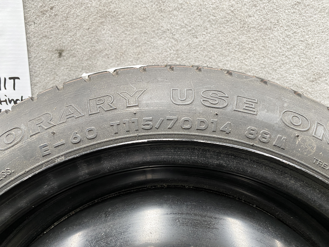 Space saver MITSUBISHI Toppo Minica 14inch Temper tyre With Screw - Image 2