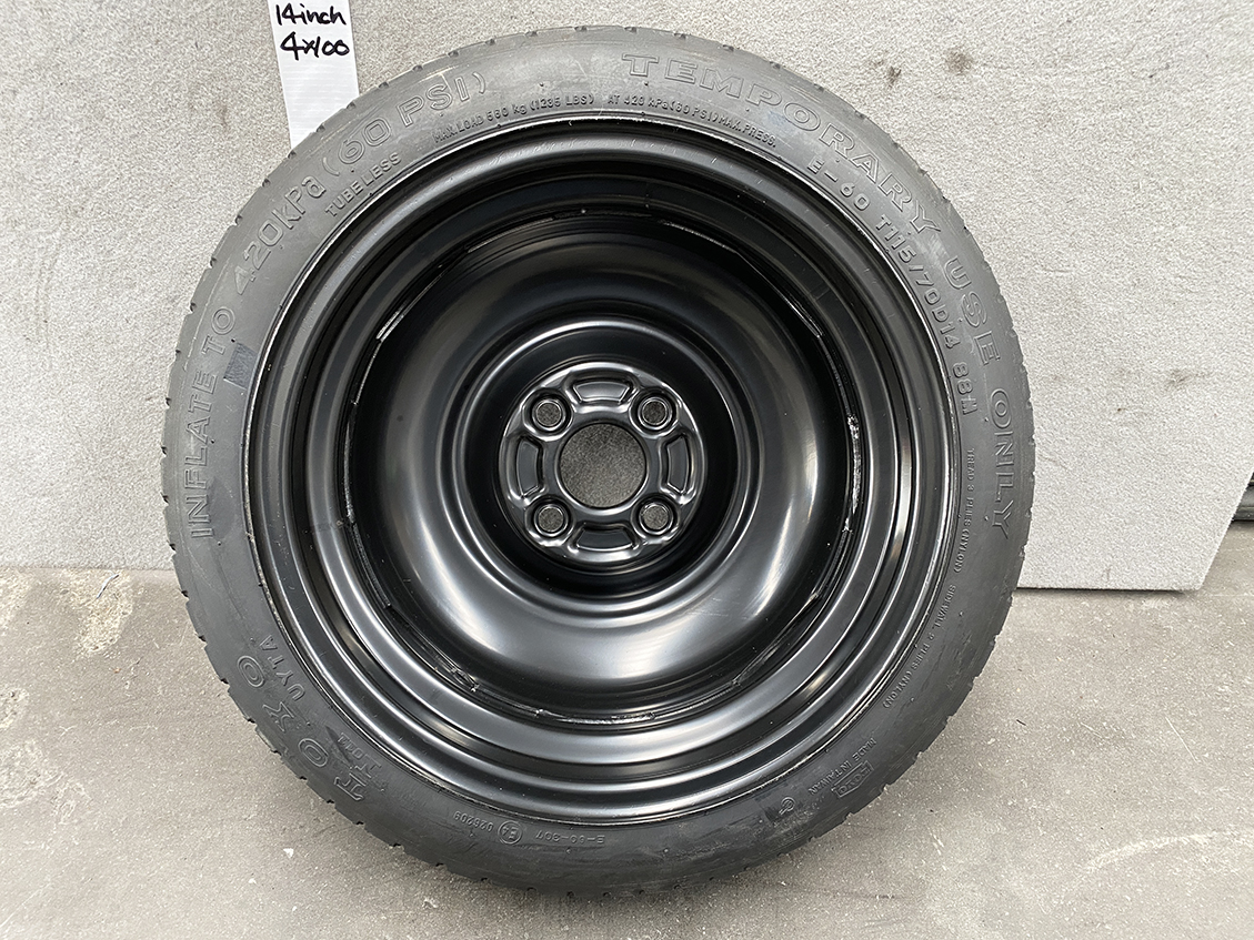 Space saver MITSUBISHI Toppo Minica 14inch Temper tyre With Screw - Image 4