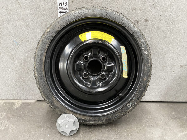 Space saver Mazda NISSAN Micra March Note 14inch Temper tyre With Screw