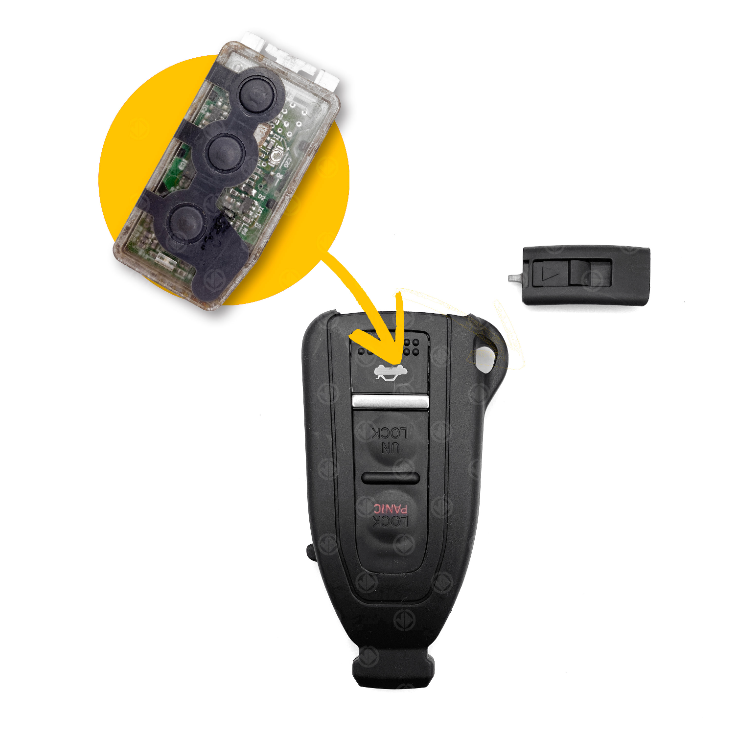 LEXUS TOYOTA REMOTE KEY FOB Shell Transferable / Replacement shell 3 Buttons - Image 2