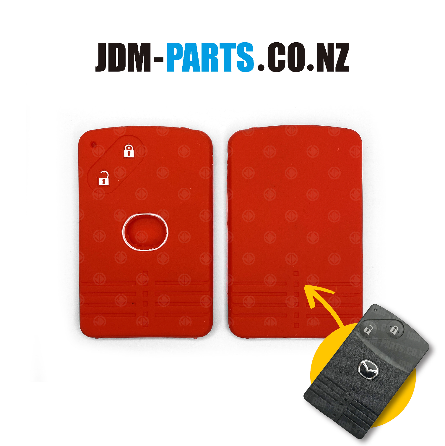 Silicone Protective Cover for MAZDA Key fob card type 2 Buttons - Image 3