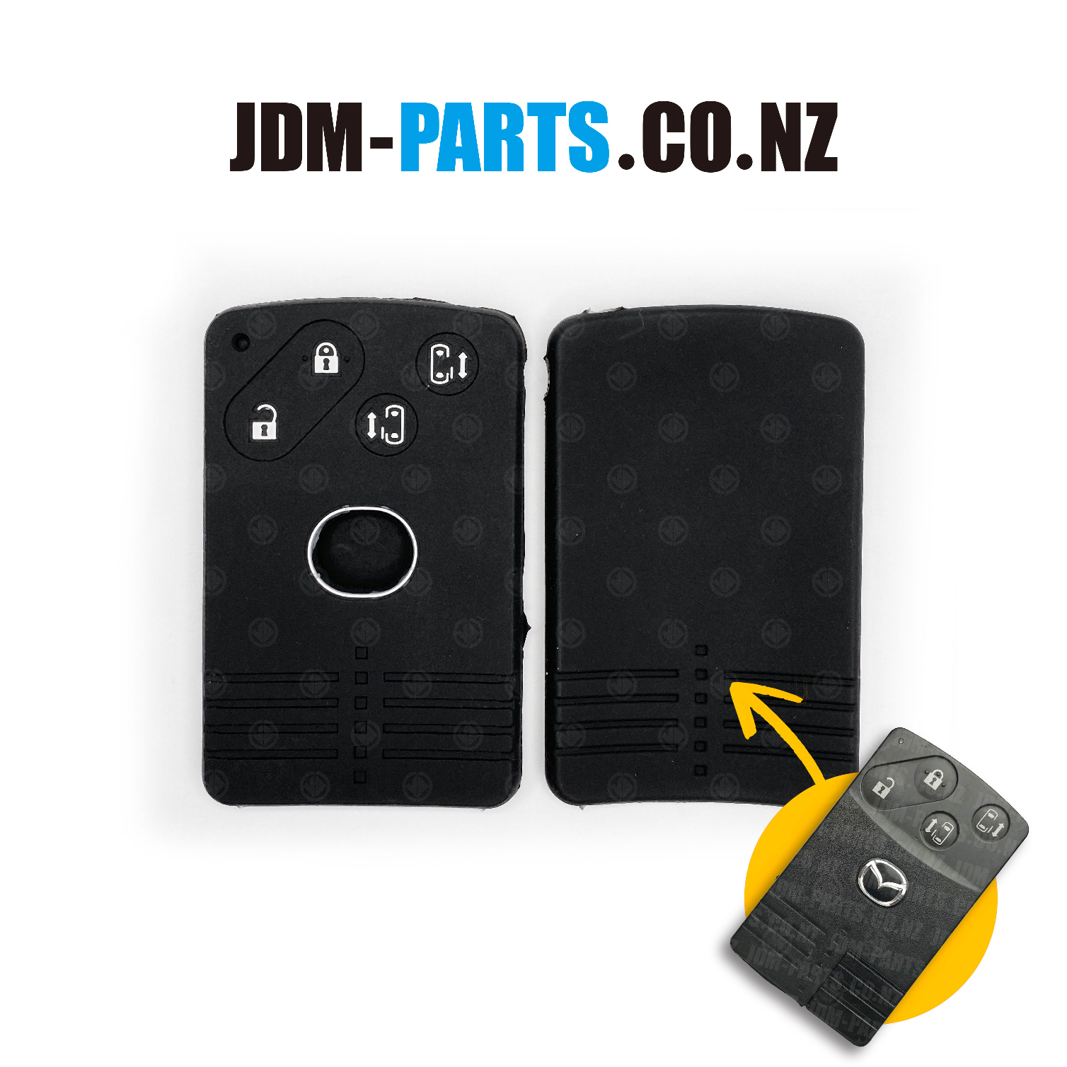 Silicone Protective Cover for MAZDA Key fob card type 4 Buttons - Image 4