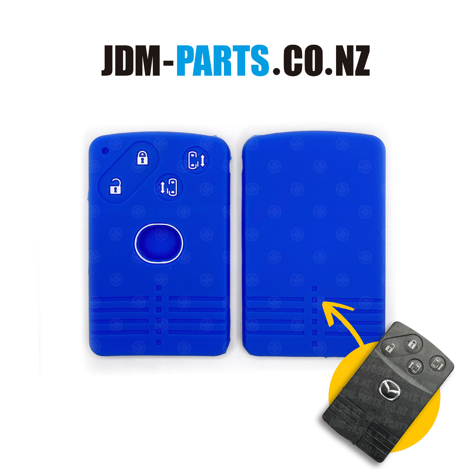 Silicone Protective Cover for MAZDA Key fob card type 4 Buttons - Image 3