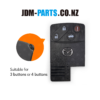 MAZDA SMART KEY Card type Key fob Shell Transferable Replacement shell 4 Buttons
