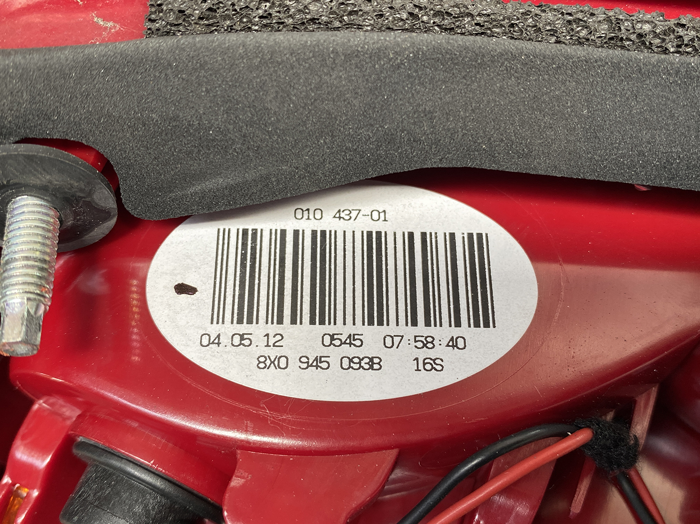 AUDI A1 8X Genuine LED Taillight HELLA 8X0945093B Left Side x1 - Image 7