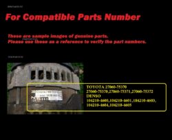 ADVANCE* Alternator 27060-75370 A-D050 TOYOTA Hiace TRH200K TRH214W TRH226K