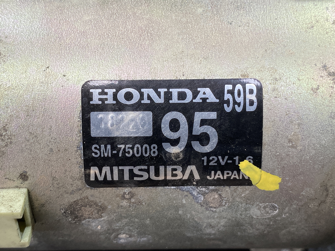 HONDA Genuine Starter Motor FC1 CIVIC 59B SM-75008 - Image 2