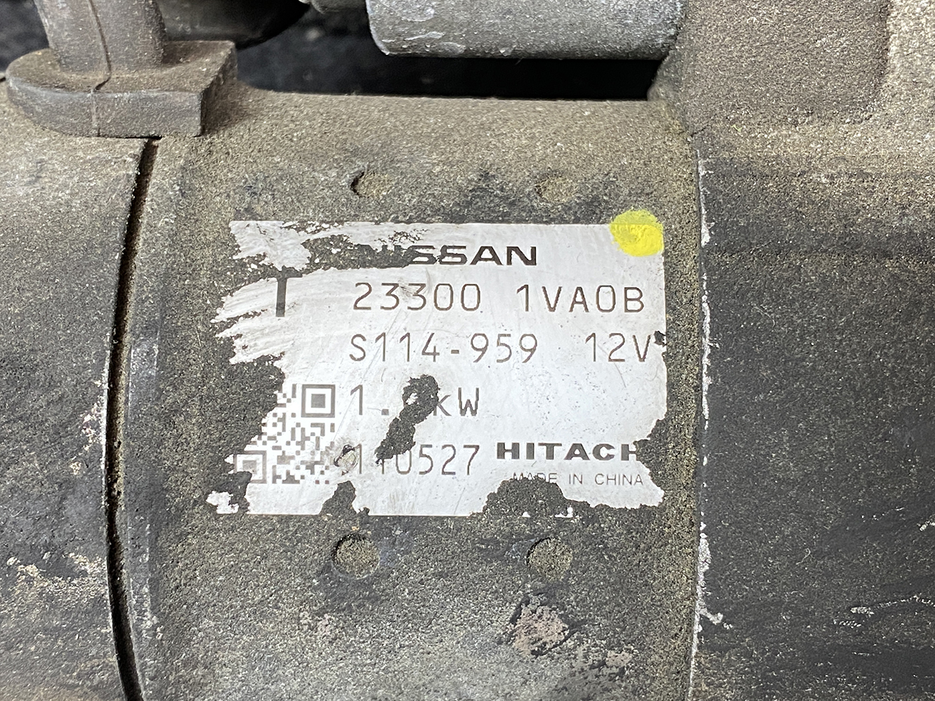 NISSAN Genuine Starter Motor C26 SERENA 23300 1VA0C S114-959A - Image 3