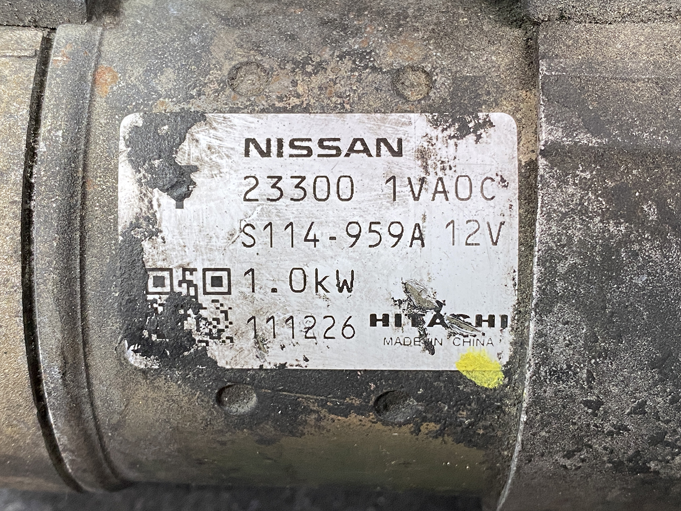 NISSAN Genuine Starter Motor C26 SERENA 23300 1VA0C S114-959A - Image 2