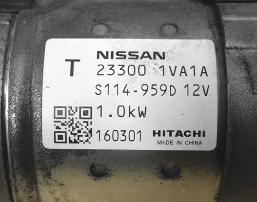 NISSAN Genuine Starter Motor C26 SERENA 23300 1VA1A S114-959D - Image 2