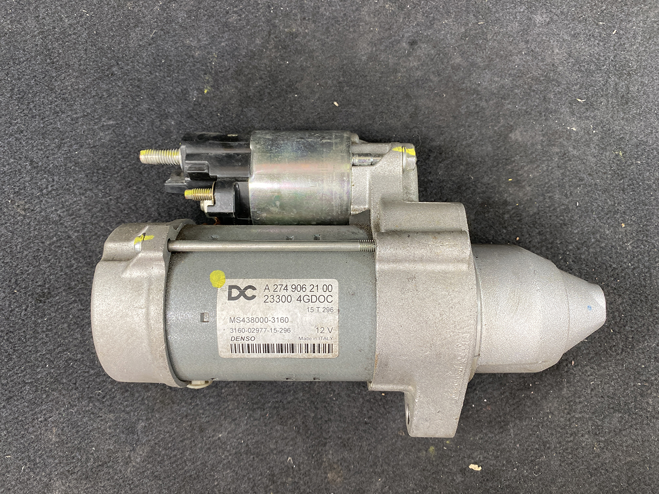 NISSAN INFINITI Genuine Starter Motor SKYLINE V37 Q50 23300 4GD0C / A2749062100 DENSO - Image 4