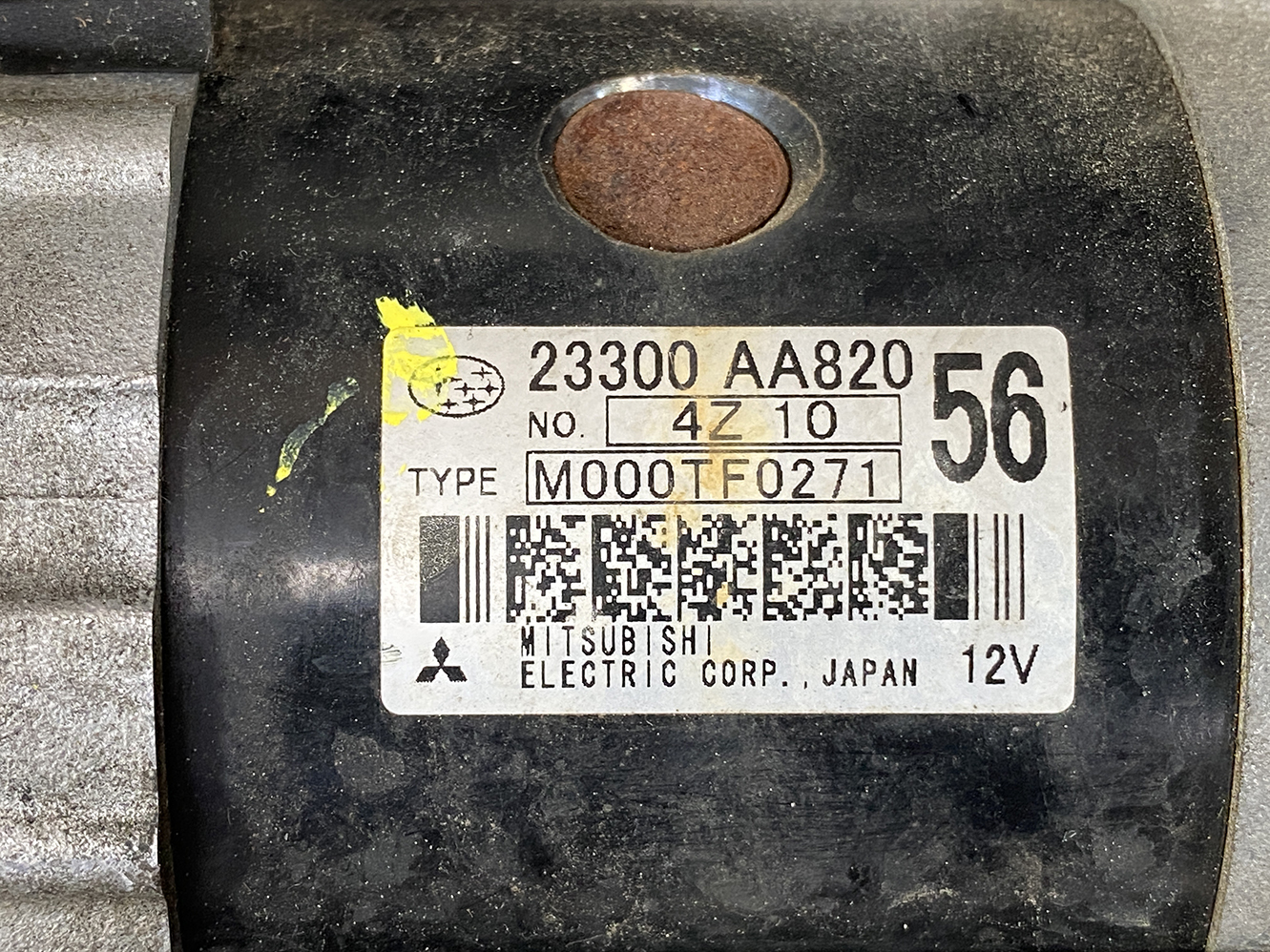 SUBARU Genuine Starter Motor Impreza XV HYBRID 23300 AA820 M000TF0271 - Image 2