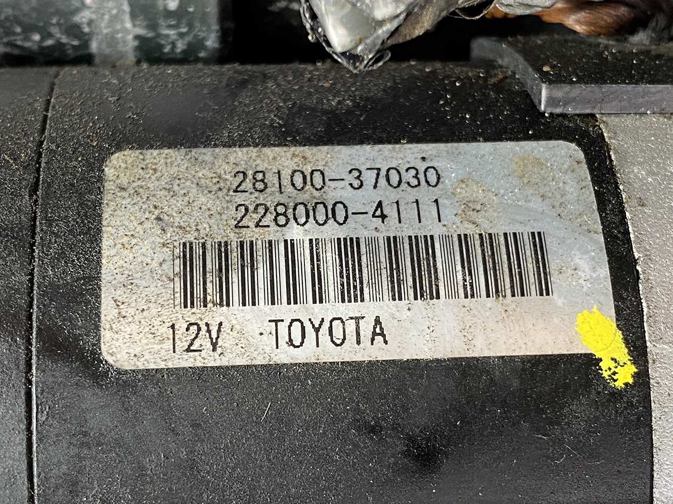 TOYOTA Genuine Starter Motor VOXY NOAH ZRR70 28100-37030 / 228000-4111 - Image 3