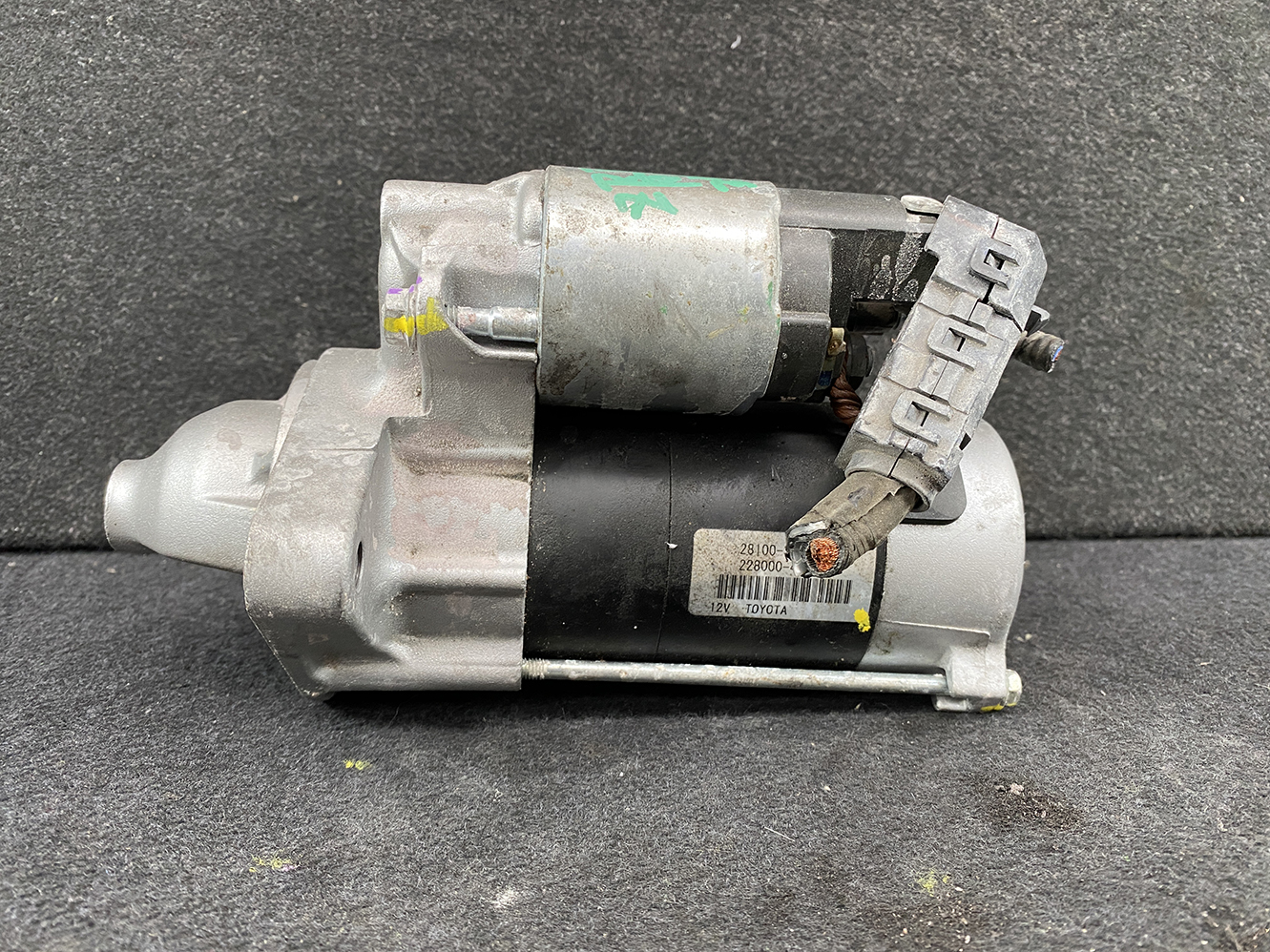 TOYOTA Genuine Starter Motor VOXY NOAH ZRR70 28100-37030 / 228000-4111 - Image 6