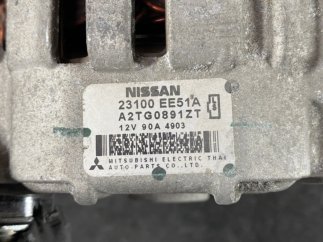 Genuine Alternator NISSAN NISMO MARCH K13 HR15DE / EE51A / A2TG0891ZT - Image 2
