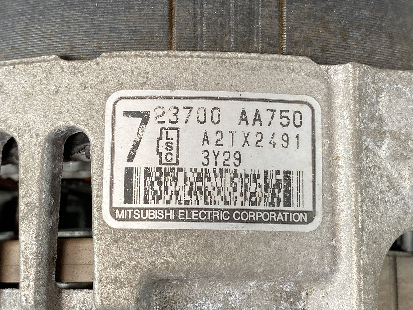 Genuine Alternator TOYOTA SUBARU 86 BRZ ZN6 ZC6 FA20 / AA750 / A2TX2491 - Image 2