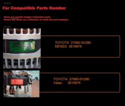 ADVANCE* Alternator 27060-0V280 A-V010 TOYOTA Alphard Vellfire