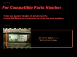 ADVANCE Alternator 27060-21131 A-D021 TOYOTA Vitz Yaris Auris Axio Fielder Ractis