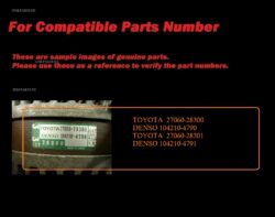 ADVANCE Alternator 27060-28301 A-D071 TOYOTA Rav4 Vanguard Camry Blade