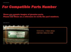 ADVANCE Alternator 27060-28361 A-D071 TOYOTA Rav4 Vanguard Camry Blade