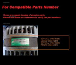 ADVANCE Alternator 27060-31031 A-D016 TOYOTA CROWN MARKX