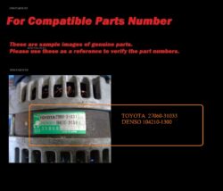 ADVANCE Alternator 27060-31033 A-D016 TOYOTA CROWN MARKX