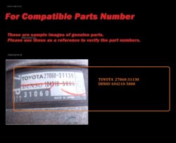 ADVANCE Alternator 27060-31130 A-D012 TOYOTA Harrier