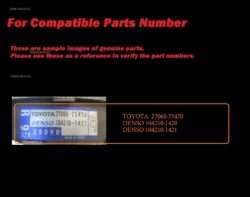 ADVANCE* Alternator 27060-75370 A-D050 TOYOTA Hiace TRH224W TRH223B TRH-228B TRH229