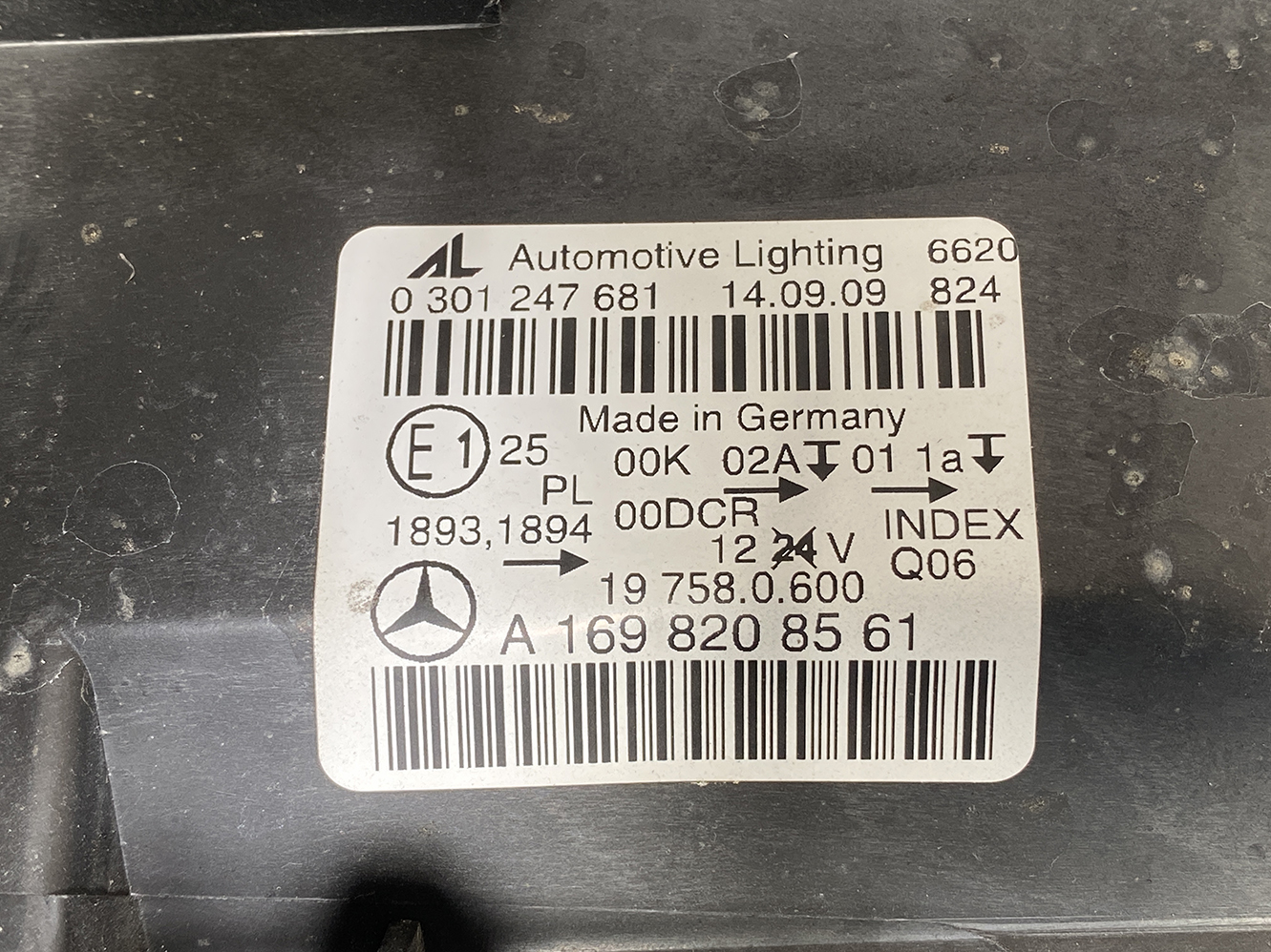 Mercedes-Benz B-Class W245 Genuine Headlight AL A1698208561 Left Side x1 - Image 7