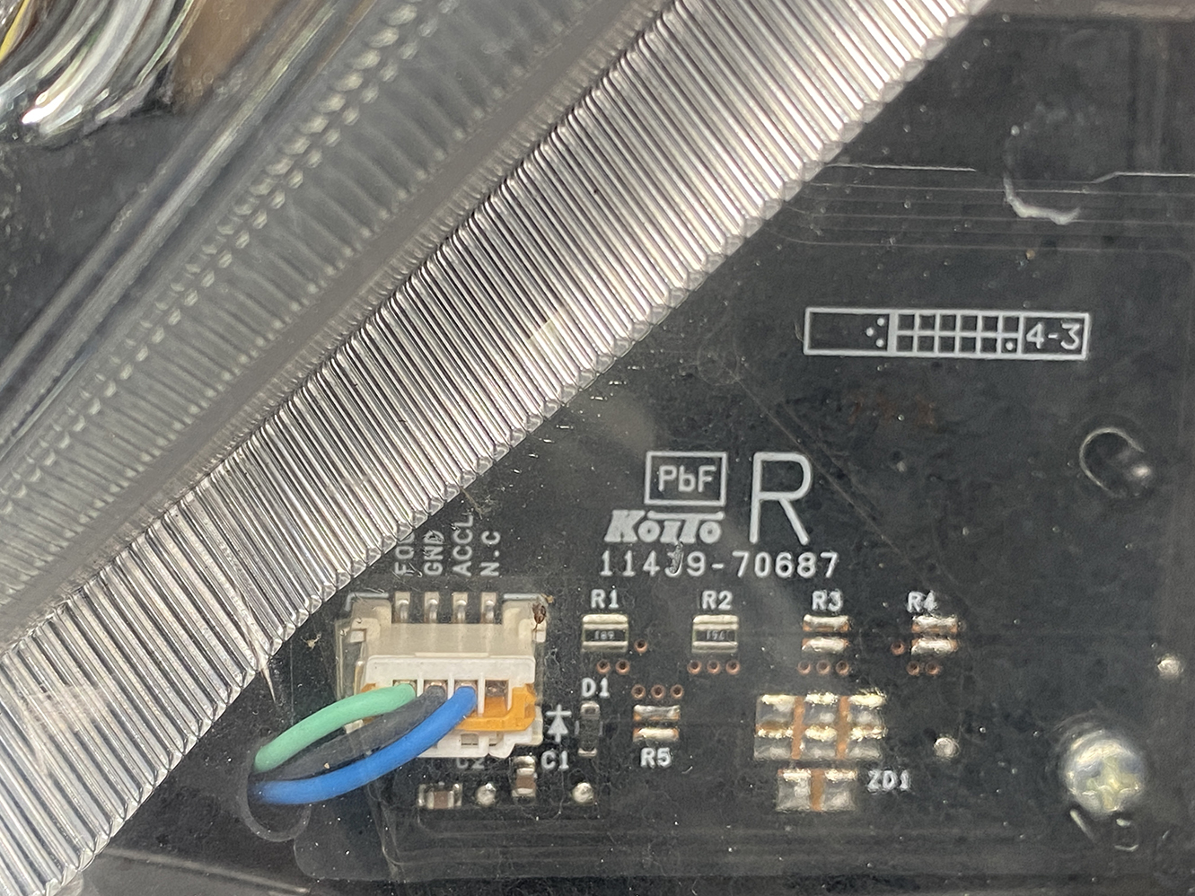 TOYOTA PRIUS ZVW50 ZVW51 LED Fog Light 11439-70687 Right Side x1 - Image 8