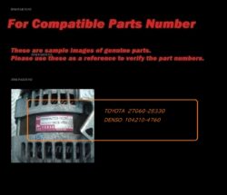 ADVANCE Alternator 27060-28330 A-D077 TOYOTA Kruger RAV4 Estima Wish ISIS Harrier