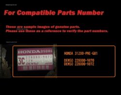 ADVANCE Starter Motor HONDA 228000-9872 D012-4 K24A CR-V Stepwagon Spada