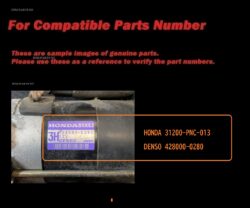 ADVANCE Starter Motor HONDA 428000-0280 D012-3 K20A K20B Integra CRV Edix Stream Stepwgn