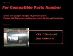 ADVANCE Starter Motor HONDA 428000-4980 D025-3 K20A Civic Type R