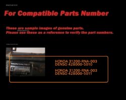 ADVANCE Starter Motor HONDA 428000-5010 D023-3 R20A R18A Accord Civic Stream Crossroad