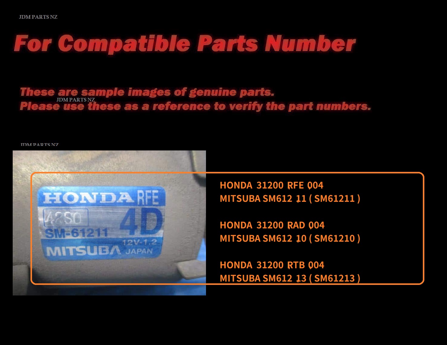 ADVANCE Starter Motor HONDA SM612-11 D012-1 K24A Accord Elysion Odyssey Stepwagon-1 ADVANCE* Starter Motor HONDA SM612-11 D012-1 K24A Accord Elysion Odyssey Stepwagon » NZ9.95 » JDM-PARTS NZ » JDM-PARTS NZ ADVANCE Starter Motor HONDA SM612-11 D012-1 K24A Accord Elysion Odyssey Stepwagon-1 ADVANCE* Starter Motor HONDA SM612-11 D012-1 K24A Accord Elysion Odyssey Stepwagon » JDM-PARTS NZ