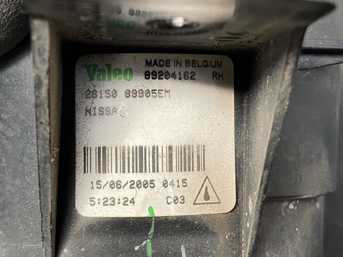 B347_5 NISSAN Genuine FogLight Valeo 28150 89905EM Right Side x1 » NZ.95 » JDM-PARTS NZ » JDM-PARTS NZ NISSAN Genuine FogLight Valeo 28150 89905EM Right Side x1 » JDM-PARTS NZ