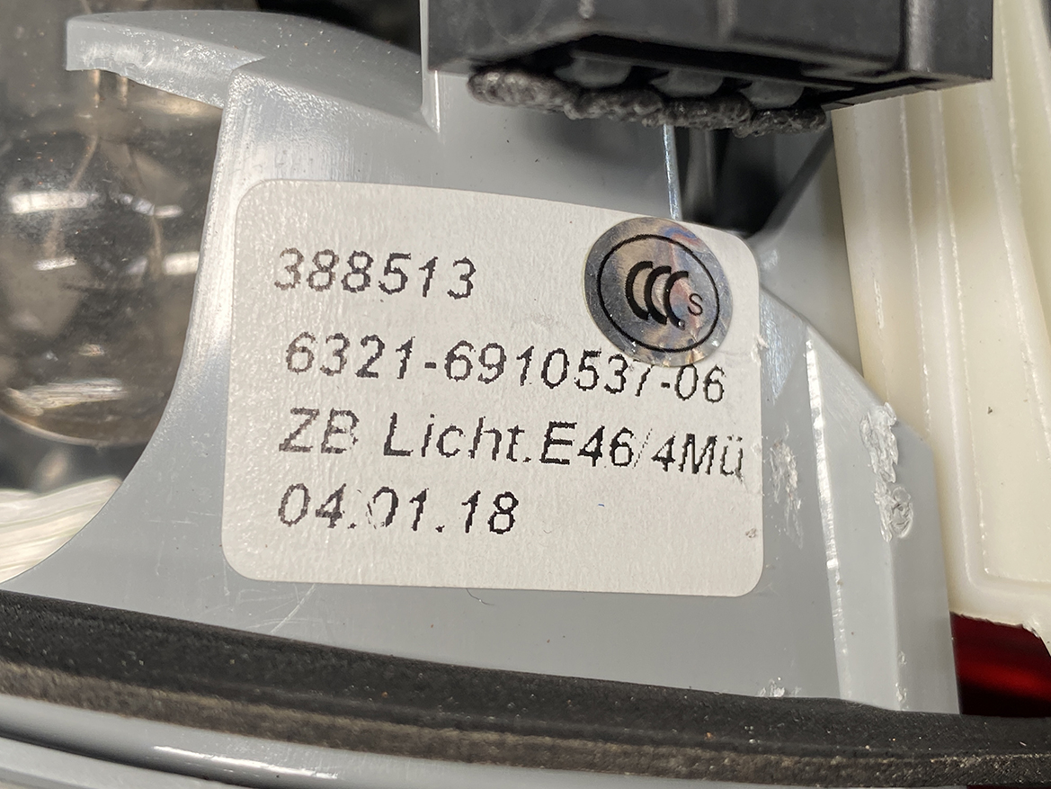 B357_4 BMW 3 Series E46 Genuine Taillight 6 907 937 Left Side x1 » NZ.95 » JDM-PARTS NZ » JDM-PARTS NZ BMW 3 Series E46 Genuine Taillight 6 907 937 Left Side x1 » JDM-PARTS NZ