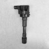HON-COIL-CM11-118_1 HONDA Genuine IGNITION COIL CM11-119 / L-series Engine » NZ.95 » JDM-PARTS NZ » JDM-PARTS NZ Automotive ignition coil with spark plug boot mounted on a gray background (vertical orientation). HONDA Genuine IGNITION COIL CM11-119 / L-series Engine » JDM-PARTS NZ