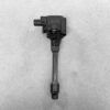 HON-COIL-CM11-121A_1 NISSAN Genuine IGNITION COIL 22448 JA00C / MR QR Engine » NZ.95 » JDM-PARTS NZ » JDM-PARTS NZ Automotive ignition coil with electrical connector and spark plug boot on a gray background. NISSAN Genuine IGNITION COIL 22448 JA00C / MR QR Engine » JDM-PARTS NZ