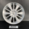 Silver Toyota hubcap with a multi-spoke design displayed against a dark background TOYOTA VITZ Yaris Genuine 14inch WHEEL CAP / HUB CAP x1 » JDM-PARTS NZ