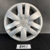 Silver Toyota hubcap (wheel cover) with logo in the center, resting on a dark surface. TOYOTA PASSO M700A Genuine 14inch WHEEL CAP / HUB CAP x1 » JDM-PARTS NZ