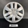 Silver Toyota hubcap with the emblem in the center, showing multiple surface Scratches on an eight-spoke design. TOYOTA BELTA SCP92 NCP96 KSP92 Genuine 14inch WHEEL CAP / HUB CAP x1 » JDM-PARTS NZ