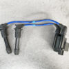 Ignition coil pack with two spark plug wires and a connector Mercedes-Benz Genuine IGNITION COIL Pack / A0001587803 / M112, M113 Engine  #3 #4 » JDM-PARTS NZ