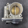NIS-TB-52601_2 Fiat 500 Alfa Romeo CHRYSLER Genuine Throttle Body 0280750137 » NZ9.95 » JDM-PARTS NZ » JDM-PARTS NZ Top-down view of a car throttle body with a circular intake bore and butterfly valve, mounted to a gray housing with a black electrical connector at the bottom. Fiat 500 Alfa Romeo CHRYSLER Genuine Throttle Body 0280750137 » JDM-PARTS NZ
