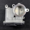 Automotive throttle body with a butterfly valve visible inside a circular intake bore on a metal housing Suzuki HUSTLER Genuine Throttle Body MIKUNI 9402SB » JDM-PARTS NZ