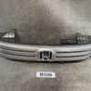 Front grille/bumper component for a Honda car, silver with black trim and Honda emblem at center, photographed on a dark surface HONDA STREAM RN6 Ver.RS Z Genuine Radiator Grille » JDM-PARTS NZ