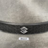 Grille from a Suzuki vehicle with a black honeycomb pattern and a chrome Suzuki emblem in the center (curved bumper-to-bumper design). SUZUKI SOLIO Bandit MA36S MA46S Genuine Radiator Grille  72110-81P5 » JDM-PARTS NZ