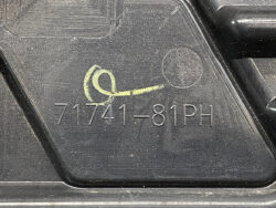 Close-up of a black plastic part showing the embossed code 71741-8PH with a yellow marker scribble nearby.