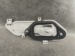 Removable car light housing with a black foam gasket, showing mounting brackets and an electrical connector.